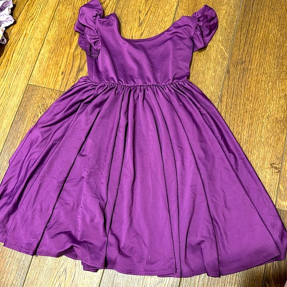 Dot Dot Smile Other - Dot Dot smile Dress- Solid Purple - Empire